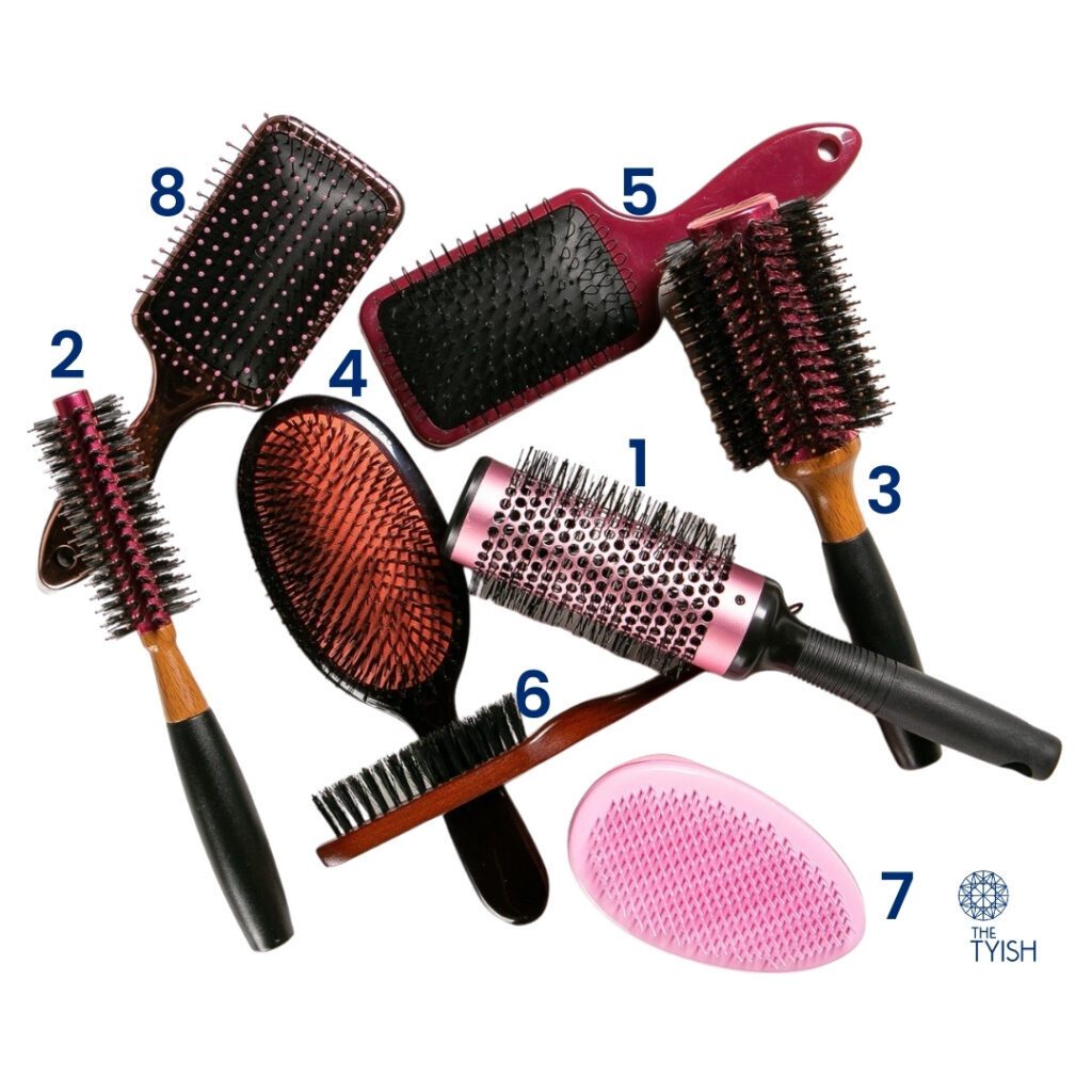 TIPOS DE ESCOVA DE CABELO - PENTEAR